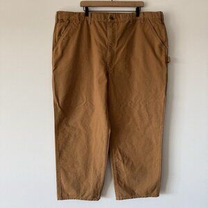 Carhartt Original‎ Dungaree Fit Mens Carpenter Pants 48X32 Brown Work Pants